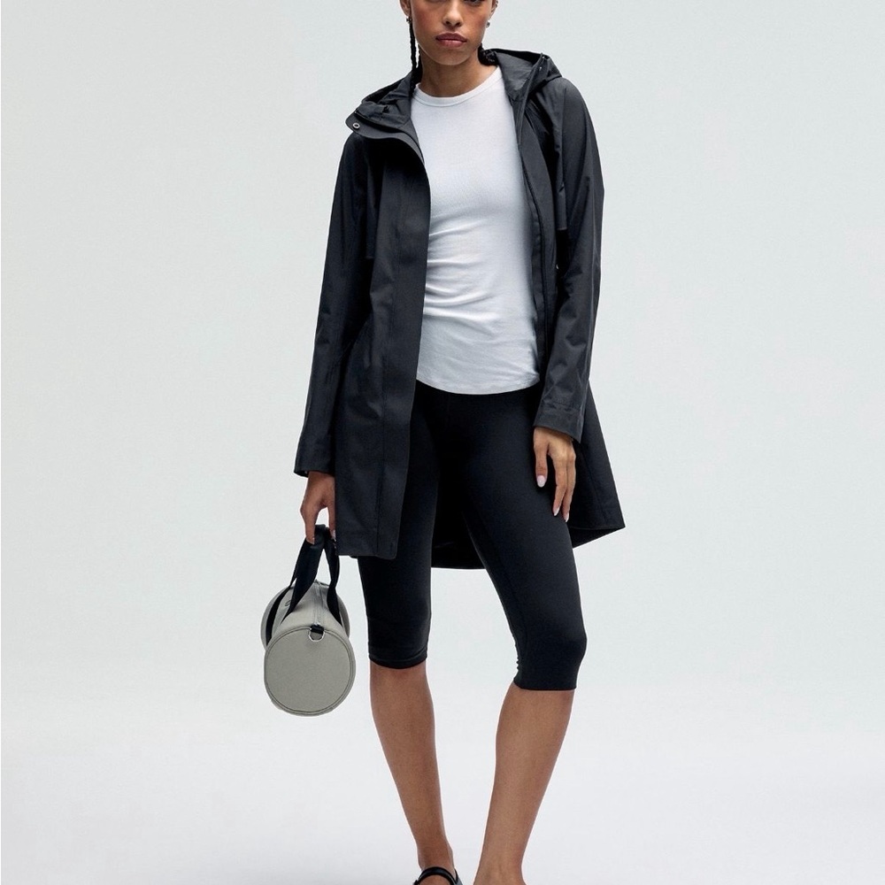 Lululemon Athletica Black Rain Jacket